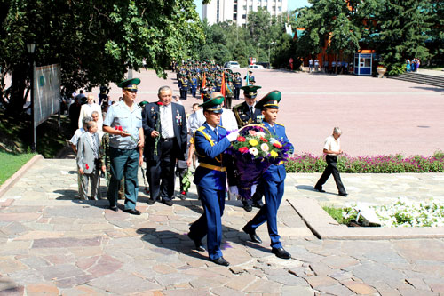 80 лет отдельному авиационному полку пограничны войск. Алма-Ата. Казахстан